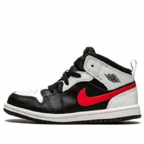 Nike Air Jordan 1 Mid Tops Td Sko Herre Rød