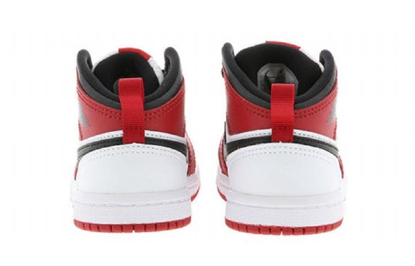 Nike Air Jordan 1 Mid Tops Td Sko Herre Rød Hvite