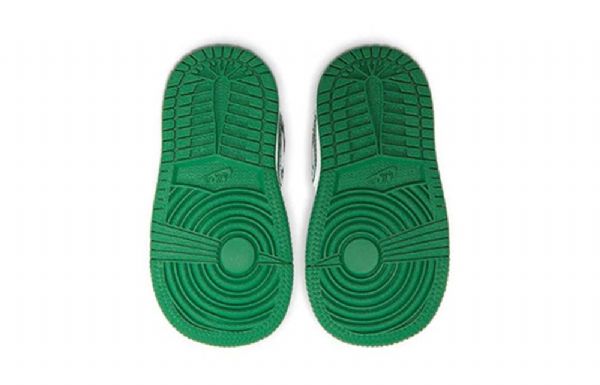 Nike Air Jordan 1 Mid Tops Td Sko Herre Svarte Grønn