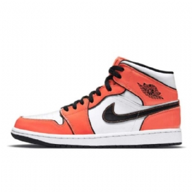 Nike Air Jordan 1 Mid Tops Turf Sko Dame Oransje