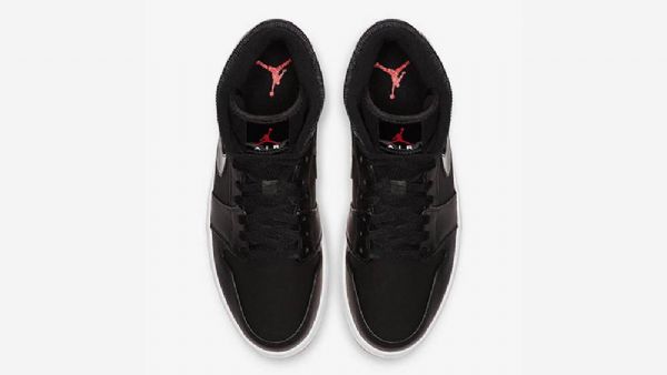 Nike Air Jordan 1 Mid Tops Winterized Bred Sko Herre Svarte