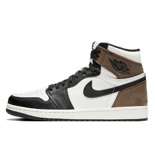 Nike Air Jordan 1 Mocha Sko Herre Svarte Brune Hvite