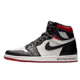 Nike Air Jordan 1 Not For Resale Sko Herre Svarte Hvite