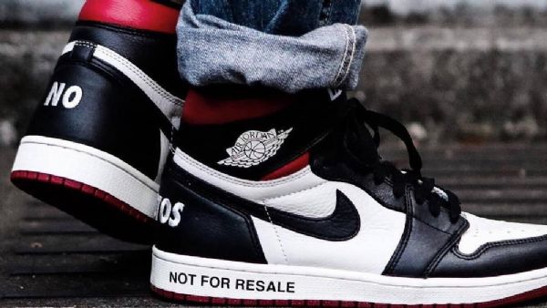 Nike Air Jordan 1 Not For Resale Sko Herre Svarte Hvite