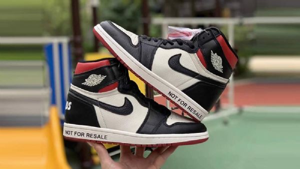 Nike Air Jordan 1 Not For Resale Sko Herre Svarte Hvite