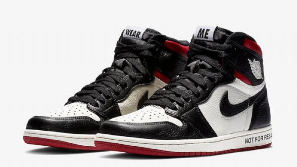 Nike Air Jordan 1 Not For Resale Sko Herre Svarte Hvite
