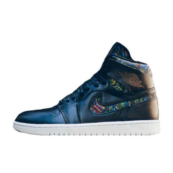 Nike Air Jordan 1 Nouveau Bhm Sko Herre Svarte