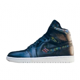 Nike Air Jordan 1 Nouveau Bhm Sko Herre Svarte