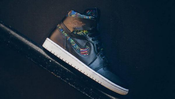 Nike Air Jordan 1 Nouveau Bhm Sko Herre Svarte