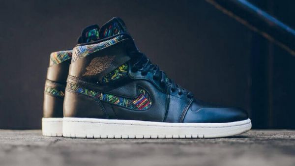 Nike Air Jordan 1 Nouveau Bhm Sko Herre Svarte