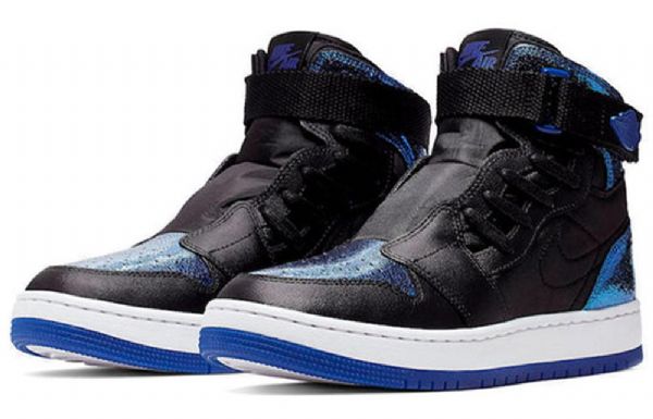 Nike Air Jordan 1 Nova Xx Retro Basketball Shoes Dame Svarte Kongeblå
