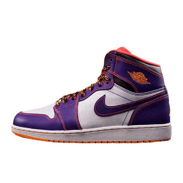 Nike Air Jordan 1 Og Gs Tasmanian Devil Sko Herre Lilla Hvite