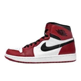 Nike Air Jordan 1 Og High Tops Chicago Sko Herre Burgunder Hvite