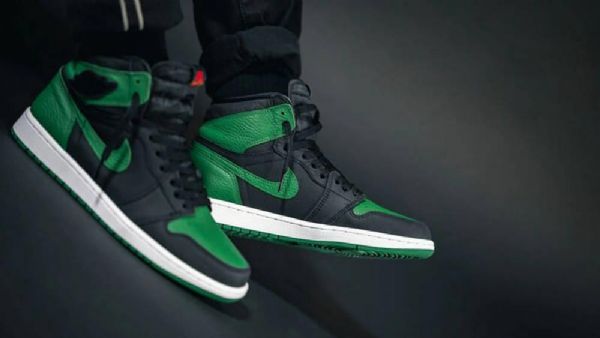 Nike Air Jordan 1 Pine Sko Dame Grønn