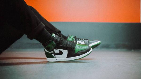 Nike Air Jordan 1 Pine Sko Herre Grønn