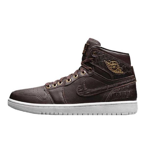 Nike Air Jordan 1 Pinnacle Croc Sko Herre Brune