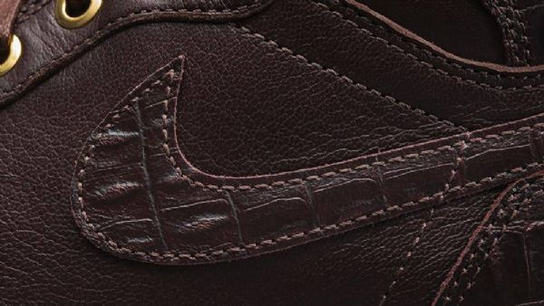 Nike Air Jordan 1 Pinnacle Croc Sko Herre Brune