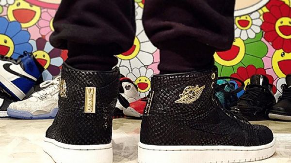 Nike Air Jordan 1 Pinnacle Sko Herre Svarte