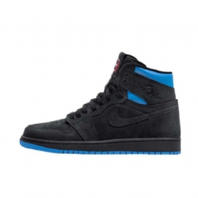 Nike Air Jordan 1 Quai 54 Sko Herre Svarte