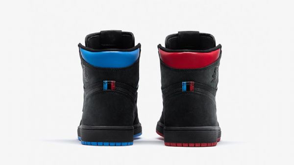 Nike Air Jordan 1 Quai 54 Sko Herre Svarte
