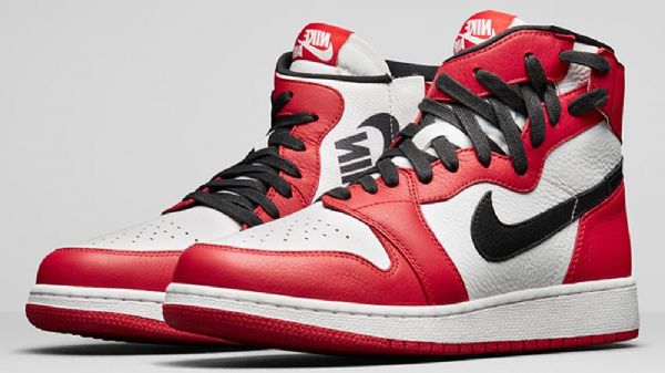 Nike Air Jordan 1 Rebel Chicago Sko Dame Rød Hvite