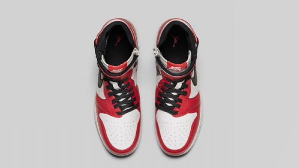 Nike Air Jordan 1 Rebel Chicago Sko Dame Rød Hvite