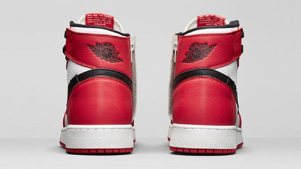 Nike Air Jordan 1 Rebel Chicago Sko Dame Rød Hvite