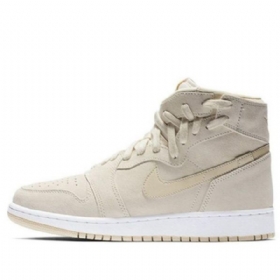 Nike Air Jordan 1 Rebel Xx Retro Basketball Shoes Dame Lyse Pisket Krem Brune