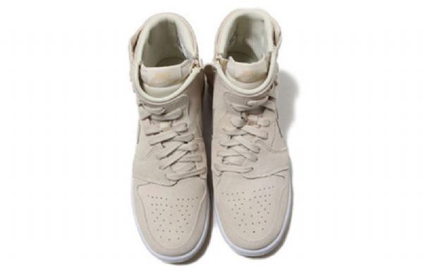 Nike Air Jordan 1 Rebel Xx Retro Basketball Shoes Dame Lyse Pisket Krem Brune