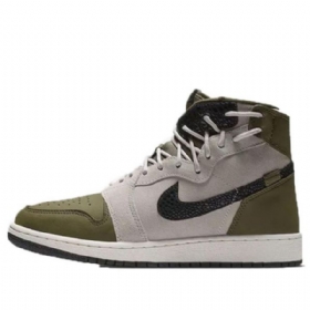 Nike Air Jordan 1 Rebel Xx Retro Basketball Shoes Dame Olivengrønne
