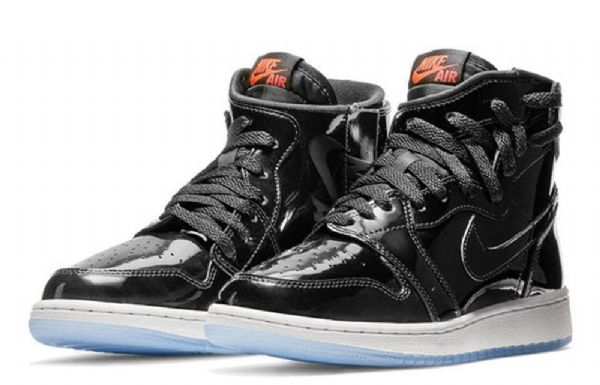 Nike Air Jordan 1 Rebel Xx Retro Basketball Shoes Dame Svarte