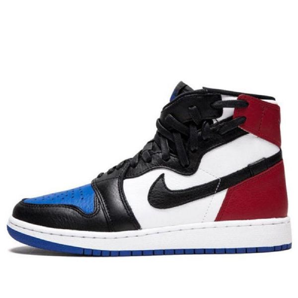 Nike Air Jordan 1 Rebel Xx Retro Basketball Shoes Dame Svarte Hvite Lilla