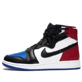 Nike Air Jordan 1 Rebel Xx Retro Basketball Shoes Dame Svarte Hvite Lilla