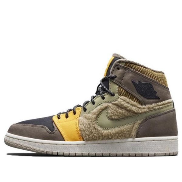 Nike Air Jordan 1 Retro Basketball Shoes Dame Armygreen