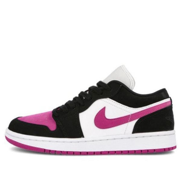 Nike Air Jordan 1 Retro Basketball Shoes Dame Svarte Blomster