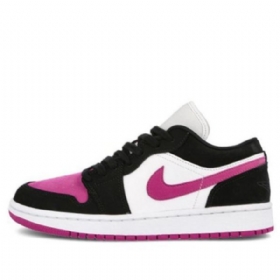 Nike Air Jordan 1 Retro Basketball Shoes Dame Svarte Blomster
