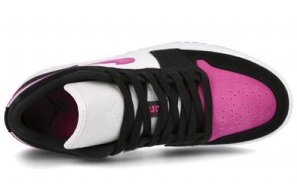 Nike Air Jordan 1 Retro Basketball Shoes Dame Svarte Blomster