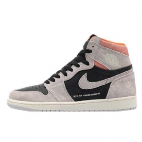 Nike Air Jordan 1 Retro Crimson Sko Herre Grå
