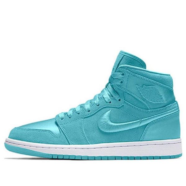 Nike Air Jordan 1 Retro High Tops Basketball Shoes Dame Blå