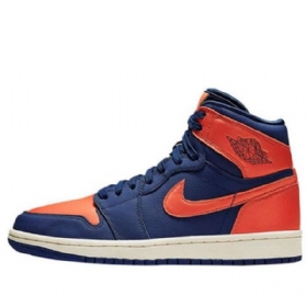 Nike Air Jordan 1 Retro High Tops Basketball Shoes Dame Blå