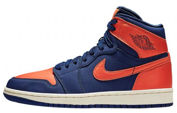 Nike Air Jordan 1 Retro High Tops Basketball Shoes Dame Blå