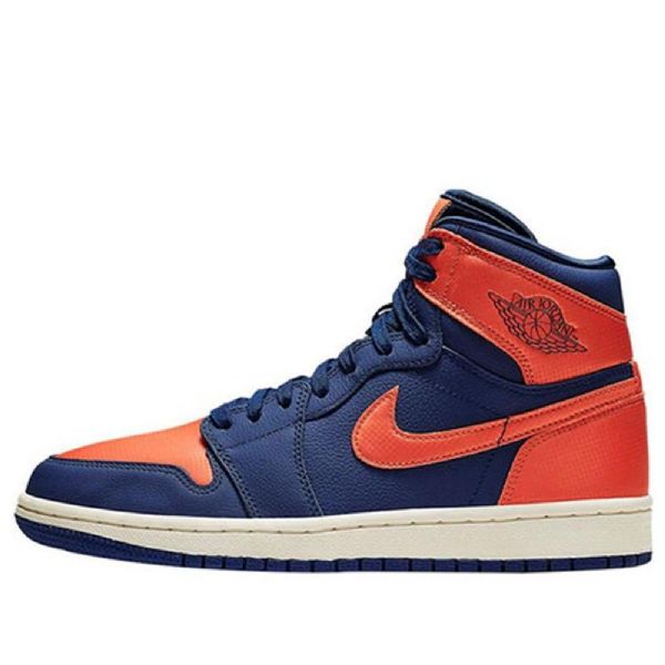 Nike Air Jordan 1 Retro High Tops Basketball Shoes Dame Blå