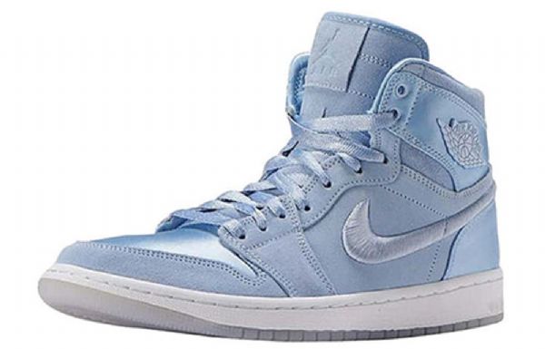 Nike Air Jordan 1 Retro High Tops Basketball Shoes Dame Blå