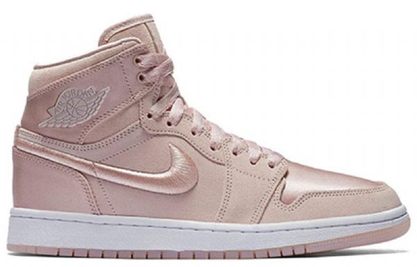 Nike Air Jordan 1 Retro High Tops Basketball Shoes Dame Rød