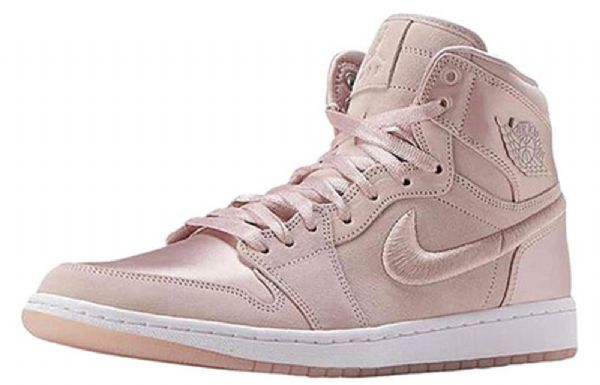 Nike Air Jordan 1 Retro High Tops Basketball Shoes Dame Rød