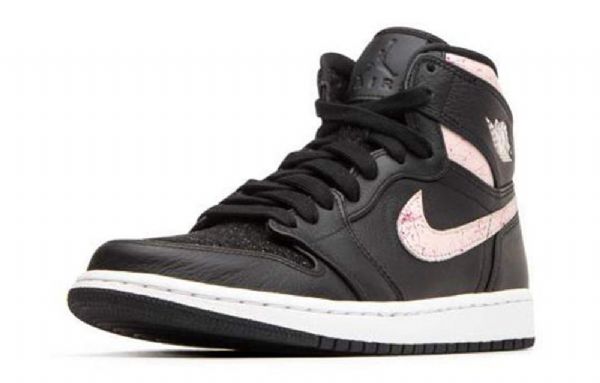 Nike Air Jordan 1 Retro High Tops Basketball Shoes Dame Rød