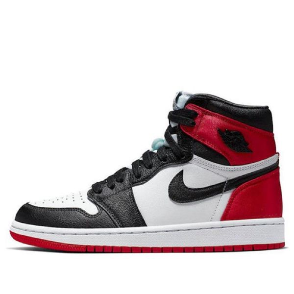 Nike Air Jordan 1 Retro High Tops Basketball Shoes Dame Svarte