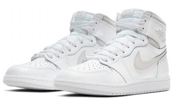 Nike Air Jordan 1 Retro High Tops Basketball Shoes Herre Grå