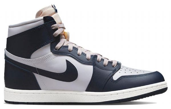 Nike Air Jordan 1 Retro High Tops Basketball Shoes Herre Marineblå Korall