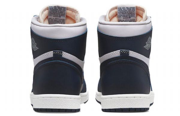 Nike Air Jordan 1 Retro High Tops Basketball Shoes Herre Marineblå Korall